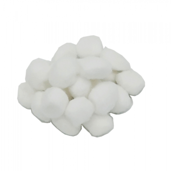 Degreasing cotton ball